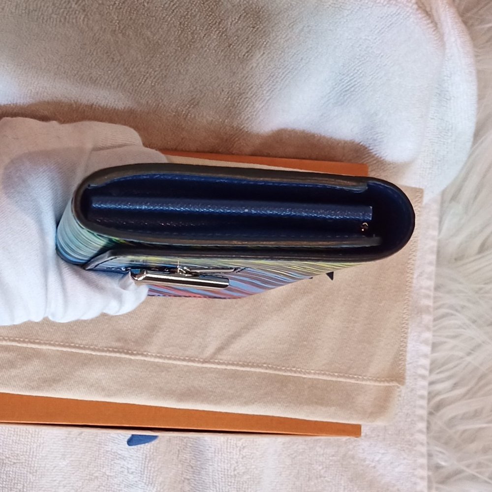STUNNING Limited Edition LV Tropical Epi Twist Sarah Wallet Jewel Tones - Picture 8 of 16